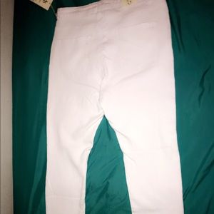 White high rise skinny jeans